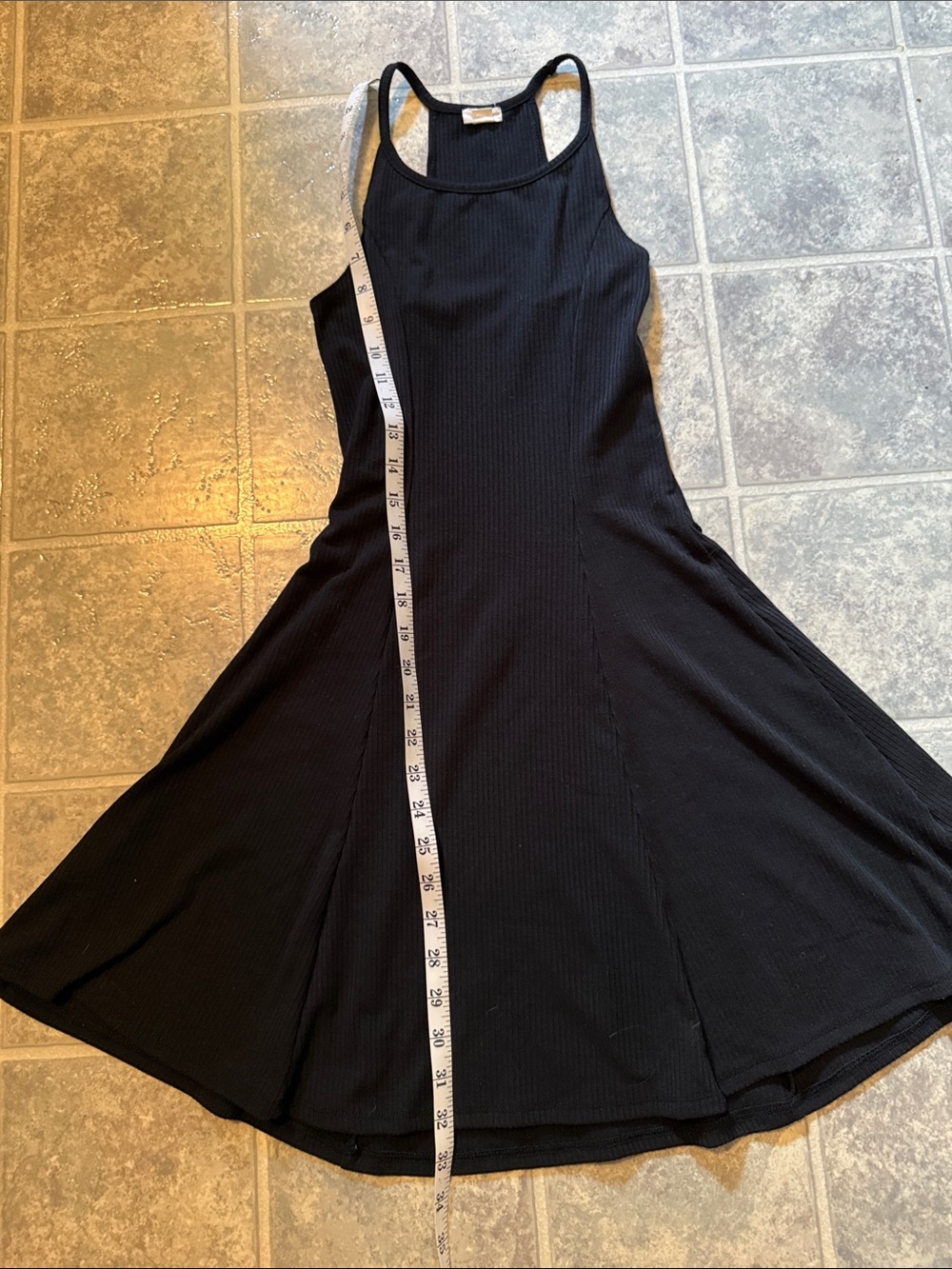 Garage Black Ribbed Racerback Mini Dress - Picture 2 of 6